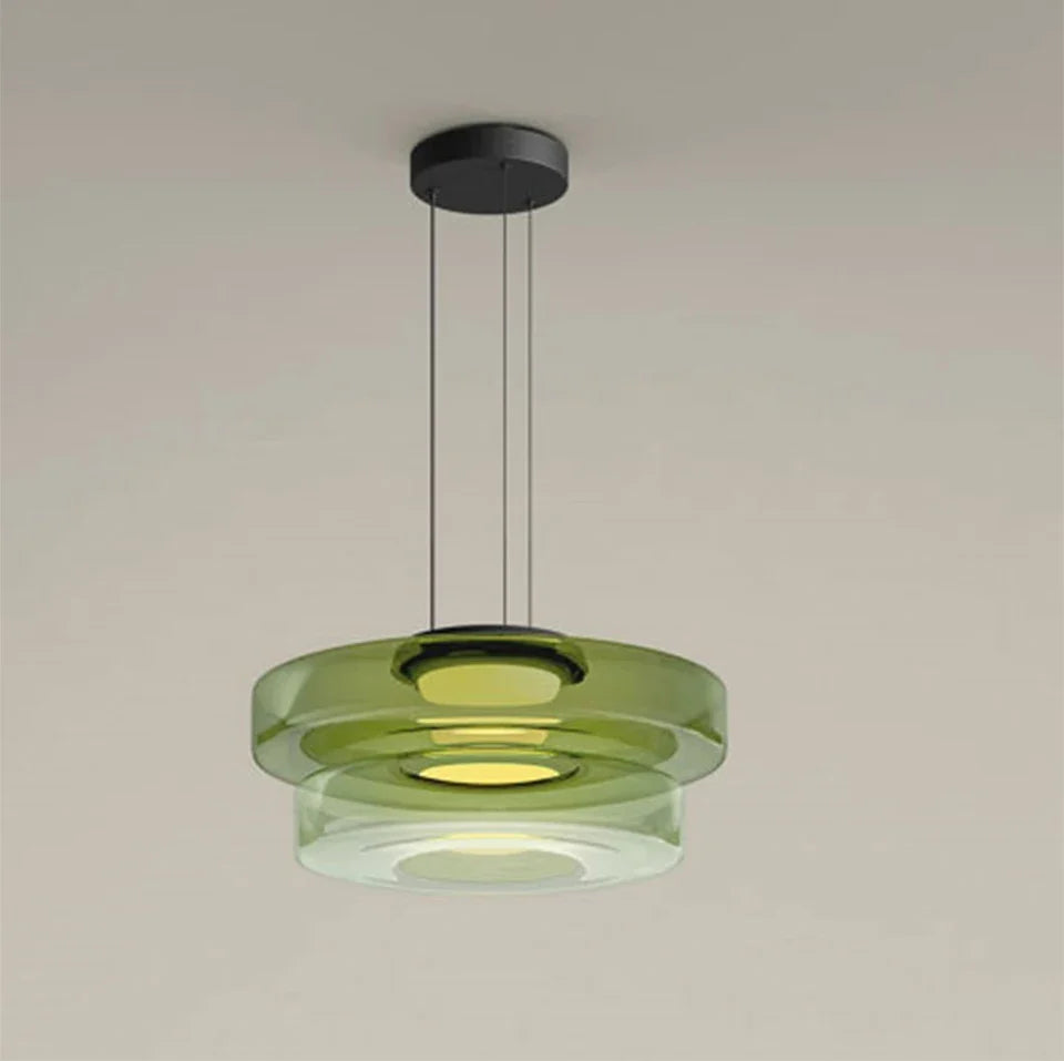 Irva Italian Glass Pendant Light