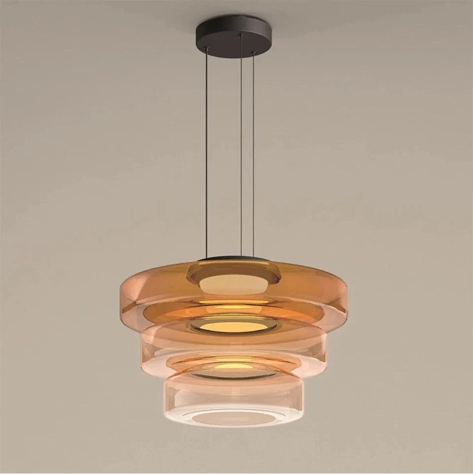 Irva Italian Glass Pendant Light