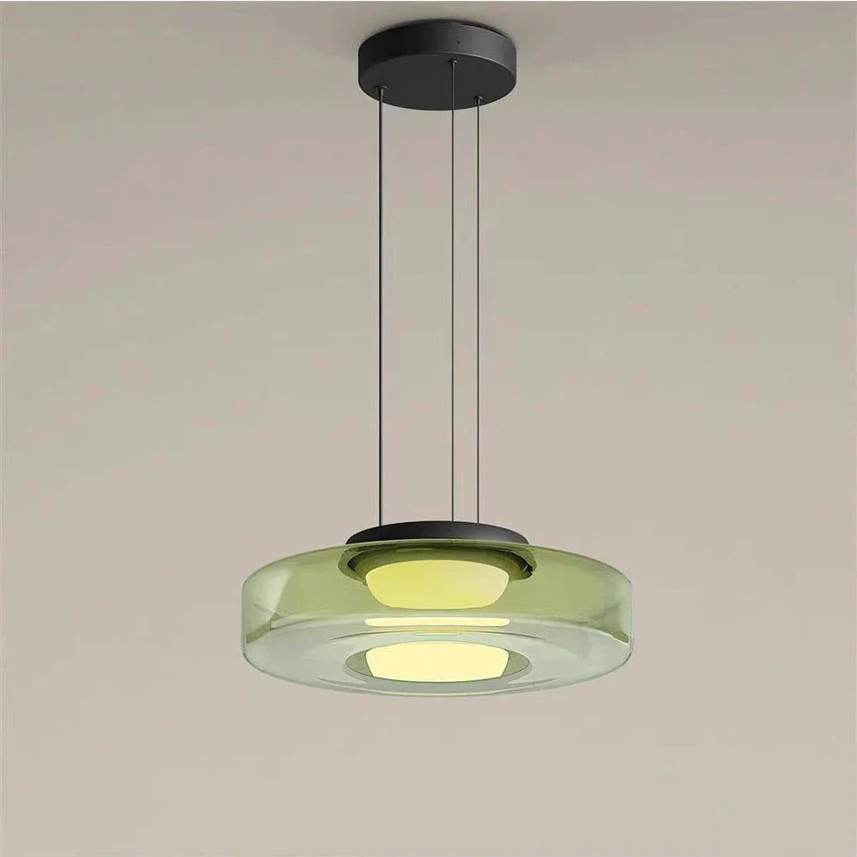Irva Italian Glass Pendant Light