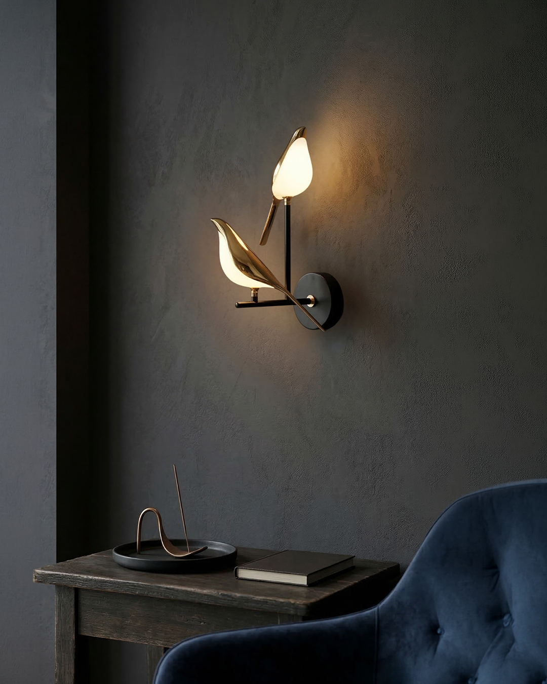 The Bird Gold Wall Light