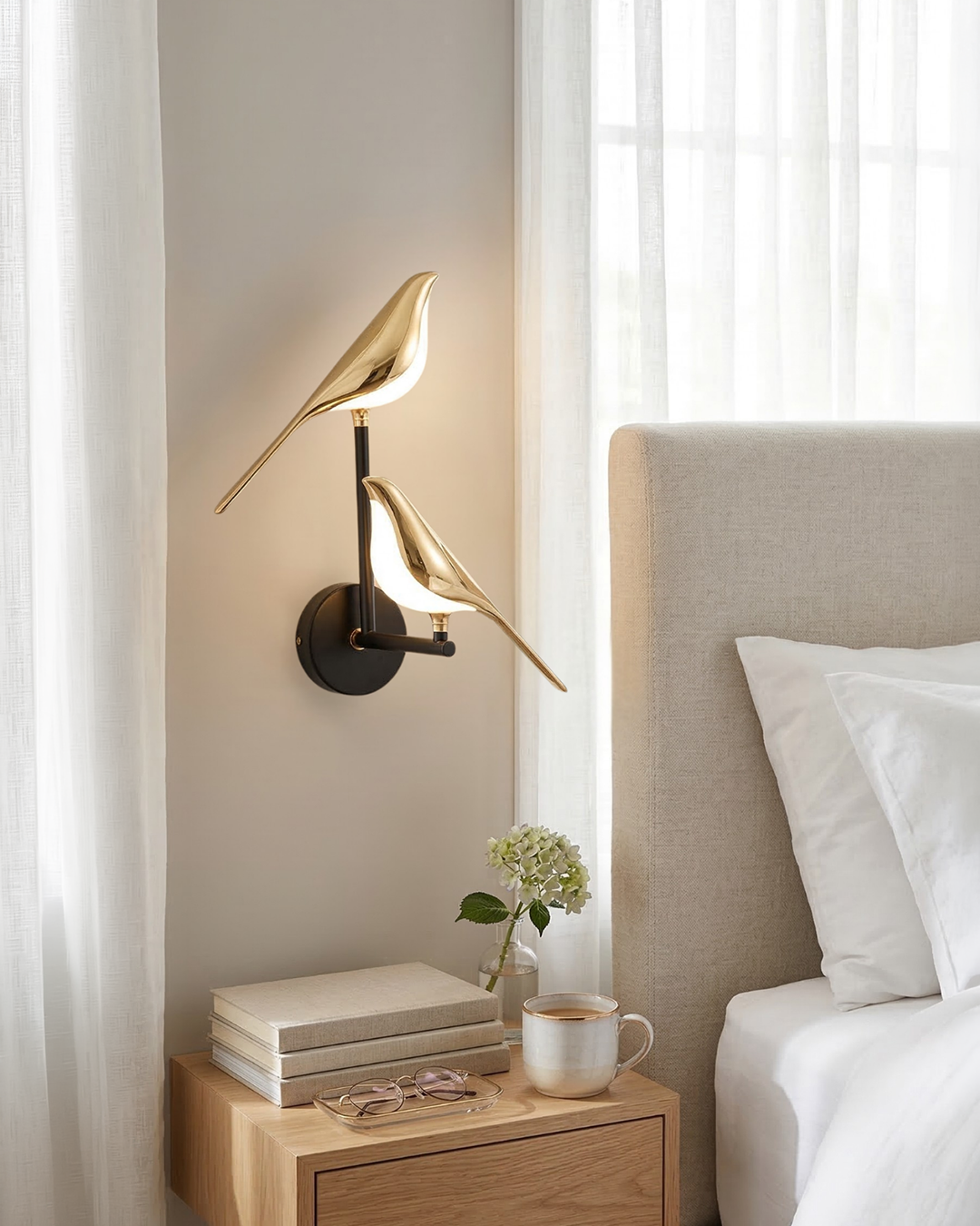 The Bird Gold Wall Light