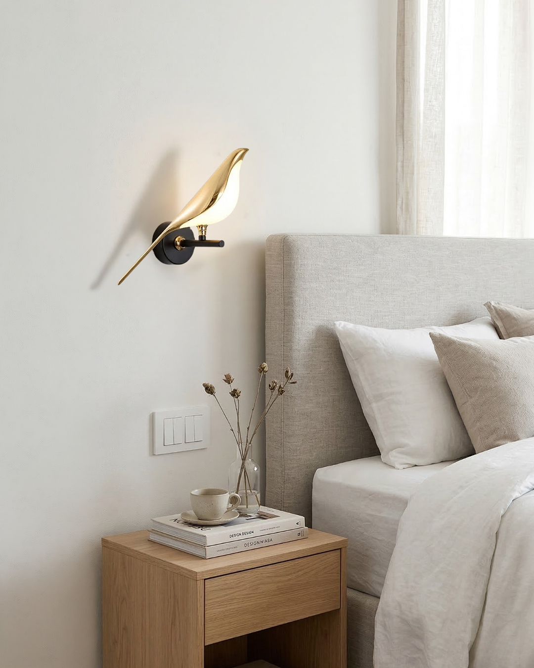 The Bird Gold Wall Light