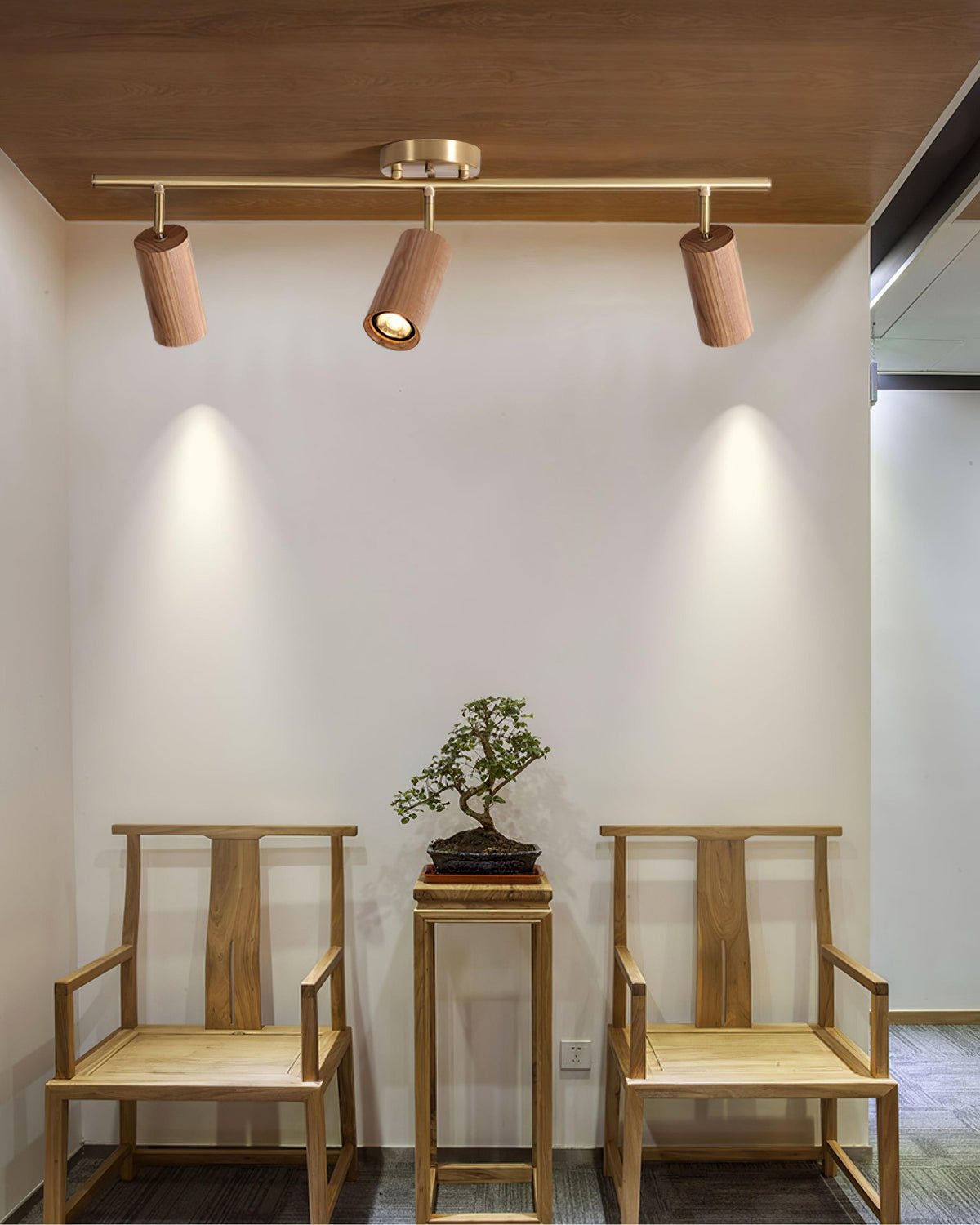 Thio Wooden Track Light