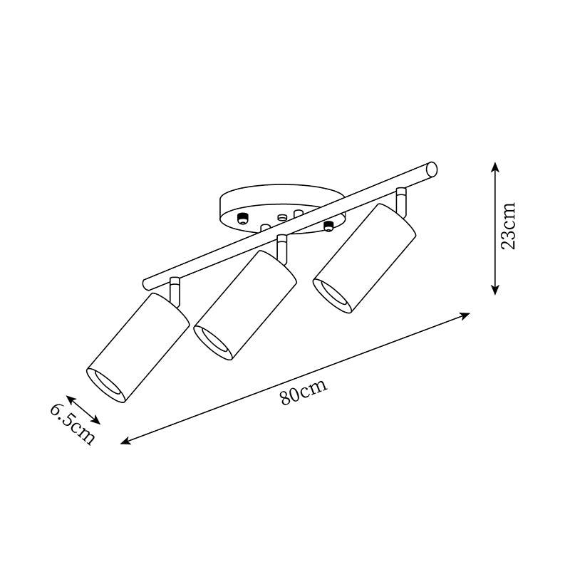 Thio Wooden Track Light