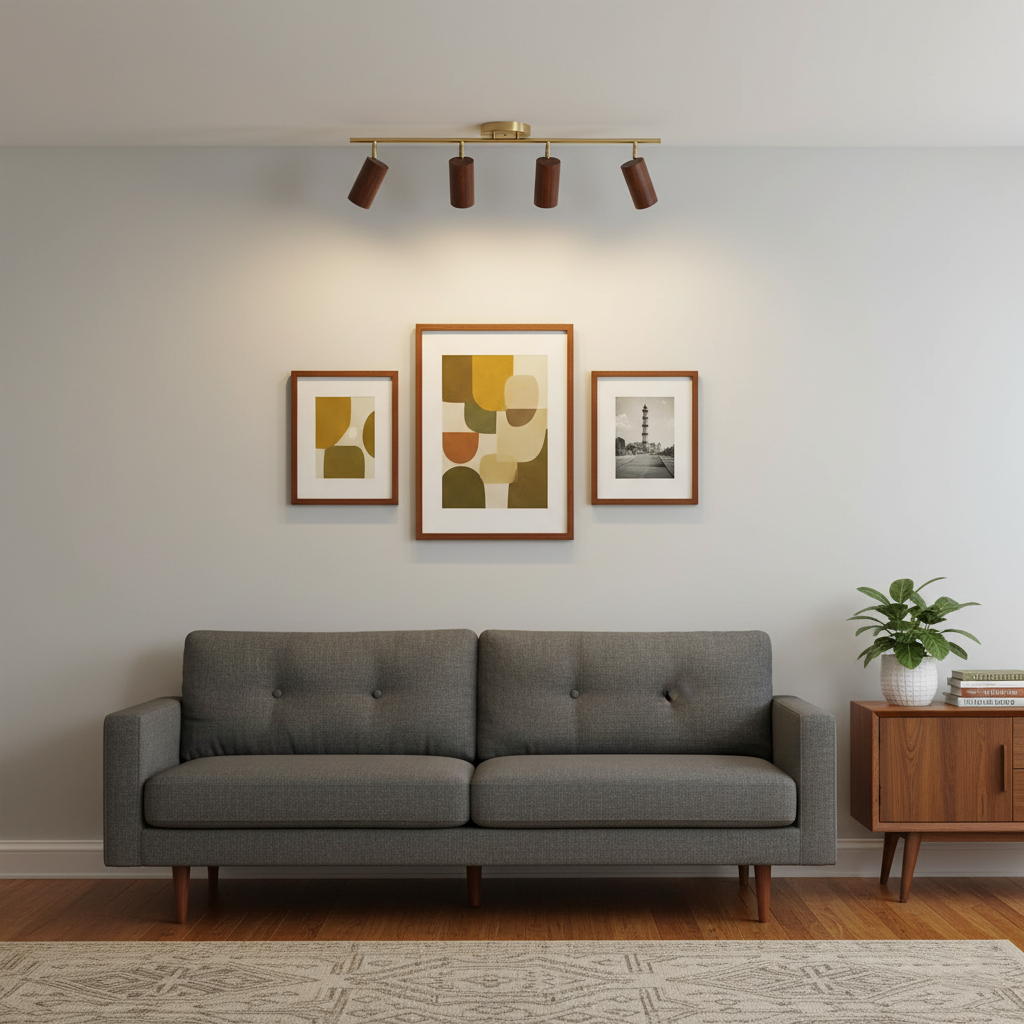 Thio Wooden Track Light