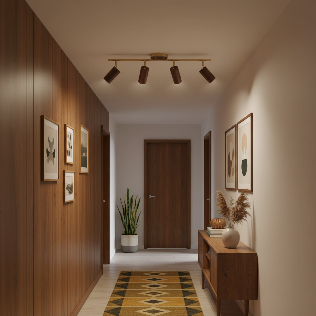Thio Wooden Track Light