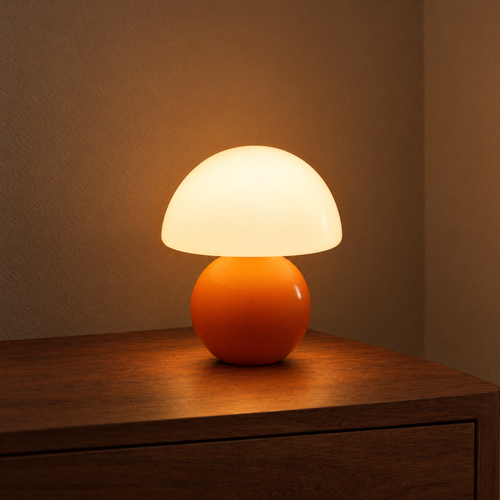 Acorn Mini Glass Table Lamp - On Detail