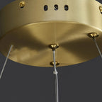 Alabaster Circular Chandelier