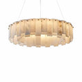 Alabaster Circular Chandelier