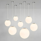 Modern Glass Globe Pendant Light
