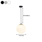 Modern Glass Globe Pendant Light