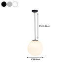 Modern Glass Globe Pendant Light