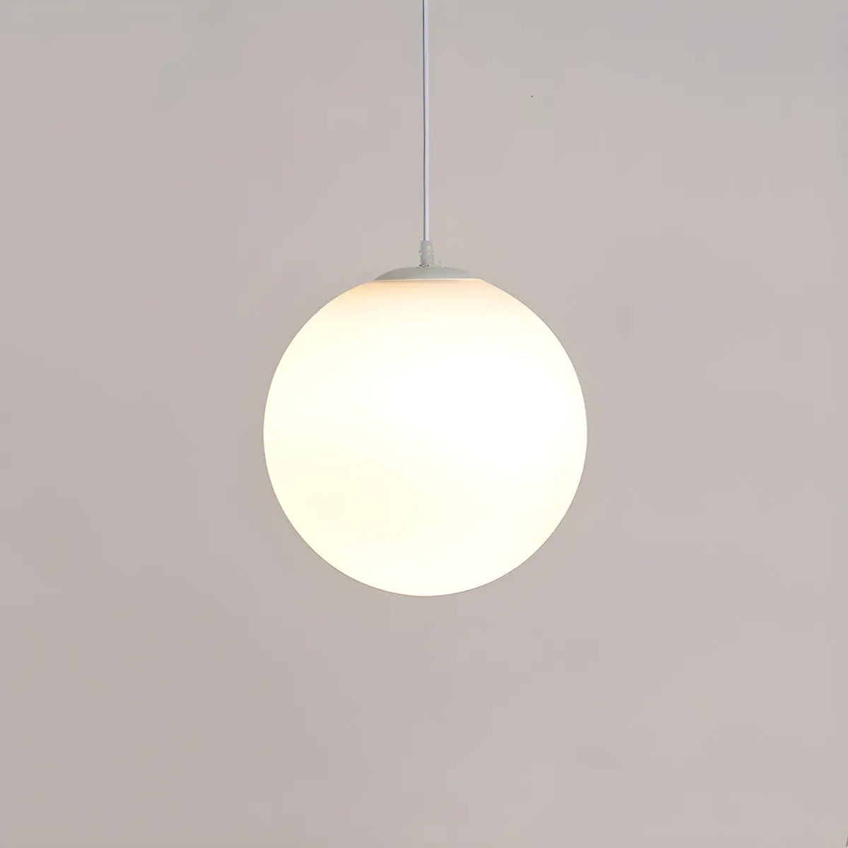 Modern Glass Globe Pendant Light
