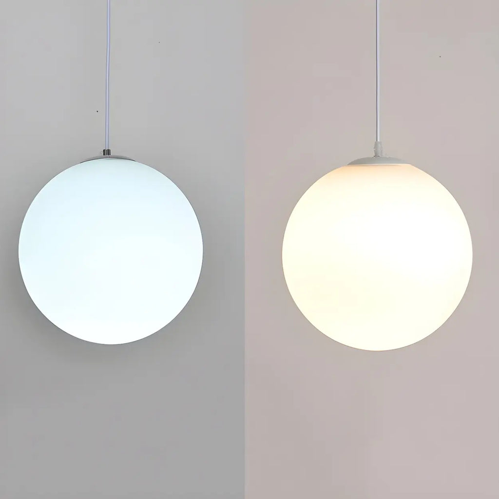 Modern Glass Globe Pendant Light