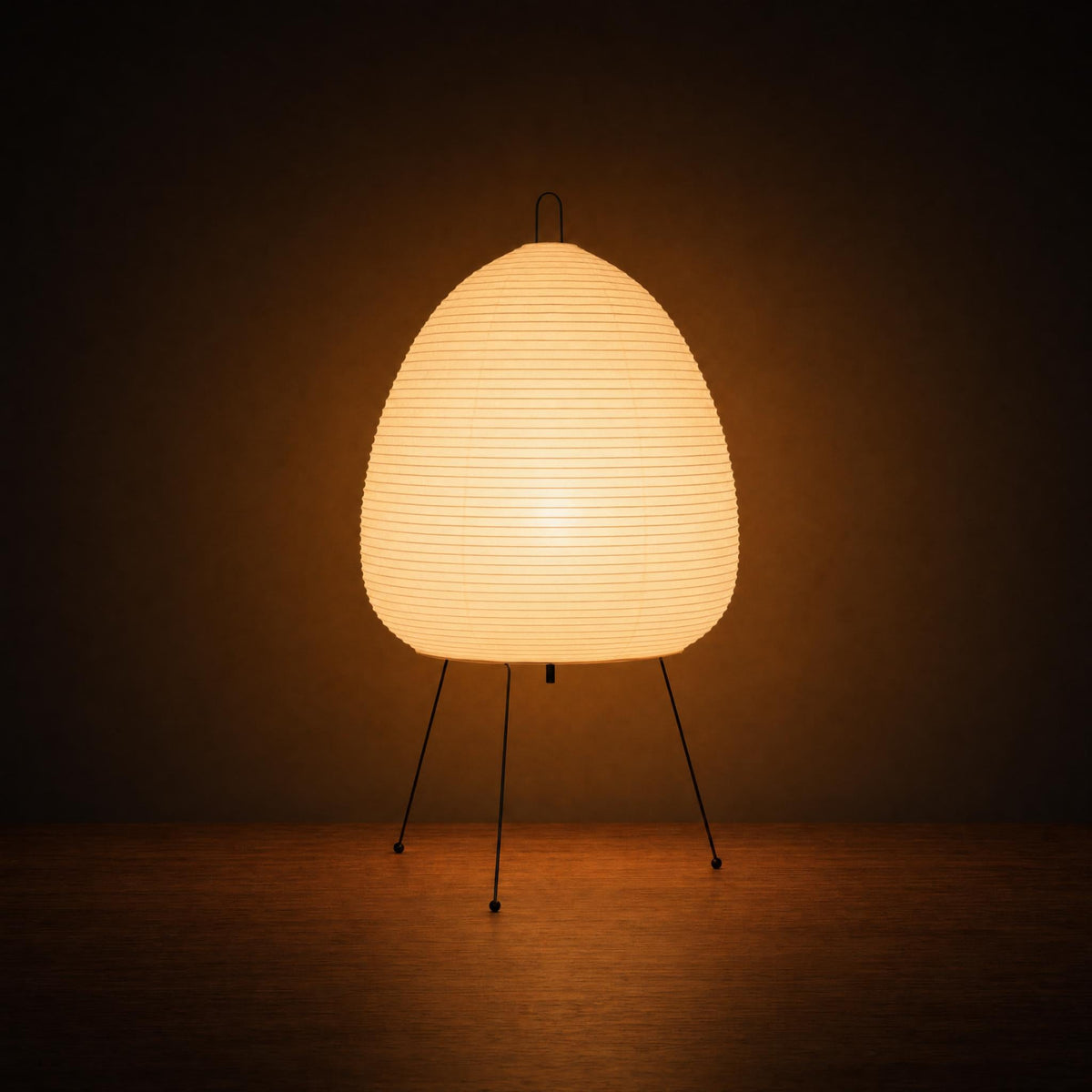 Oval Paper Table Lamp