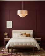 Dan Layered Fabric Pendant Light