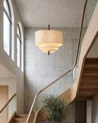 Dan Layered Fabric Pendant Light
