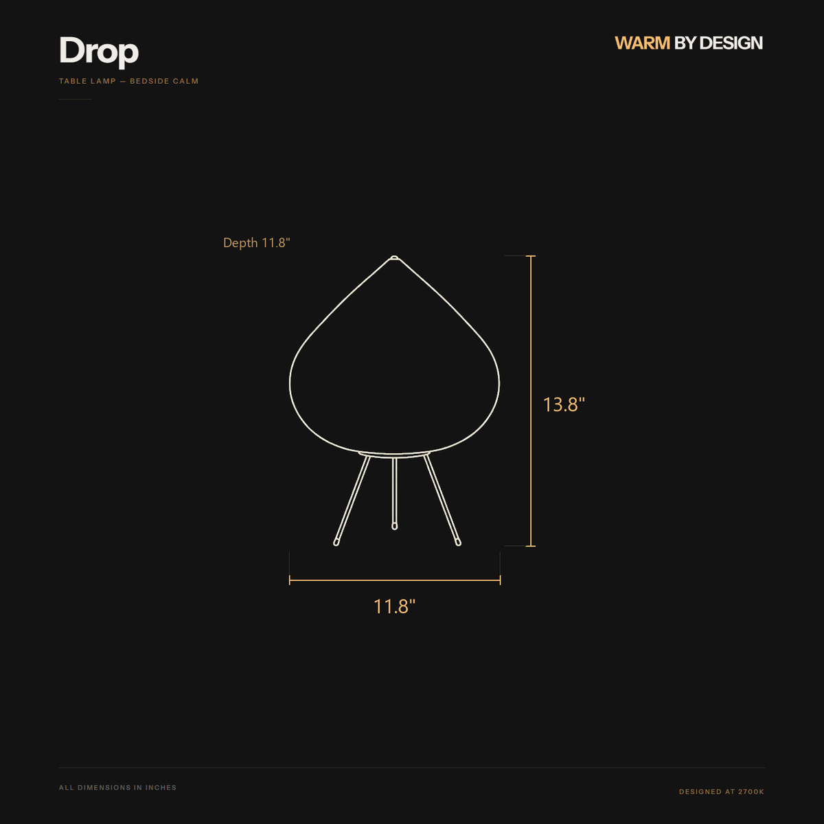 Drop Paper Table Lamp