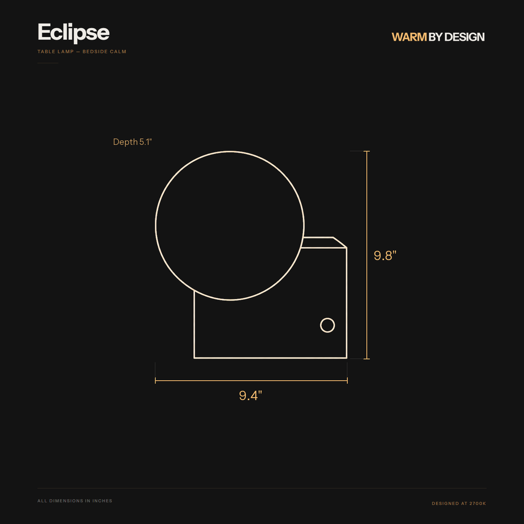 Eclipse Glass Table Lamp