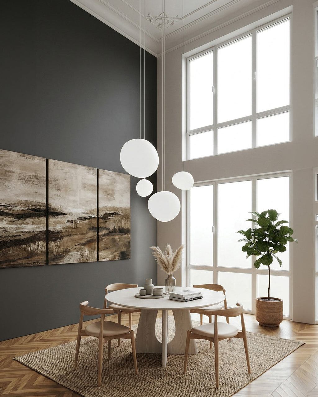 Elya Satin Glass Pendant Light