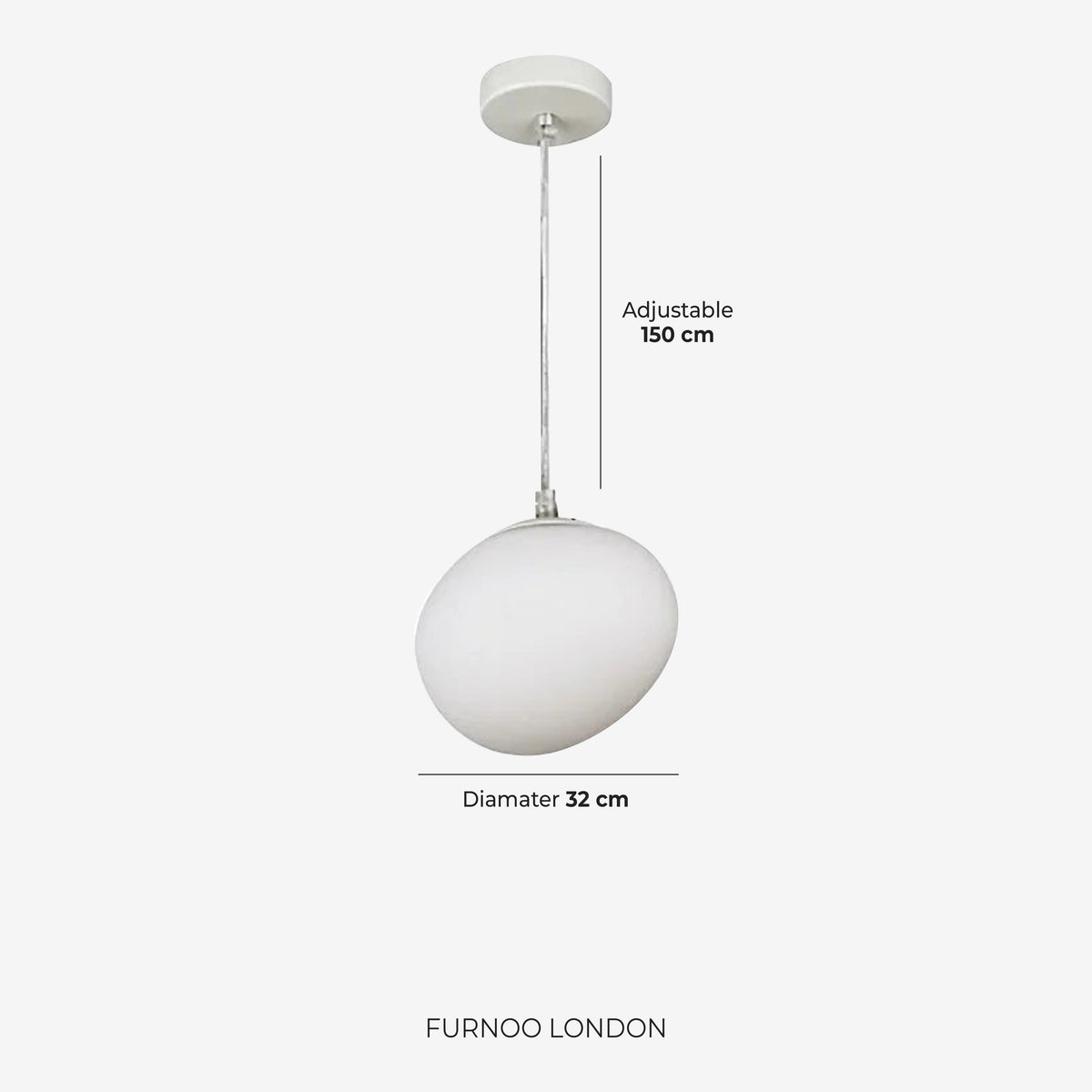 Elya Satin Glass Pendant Light