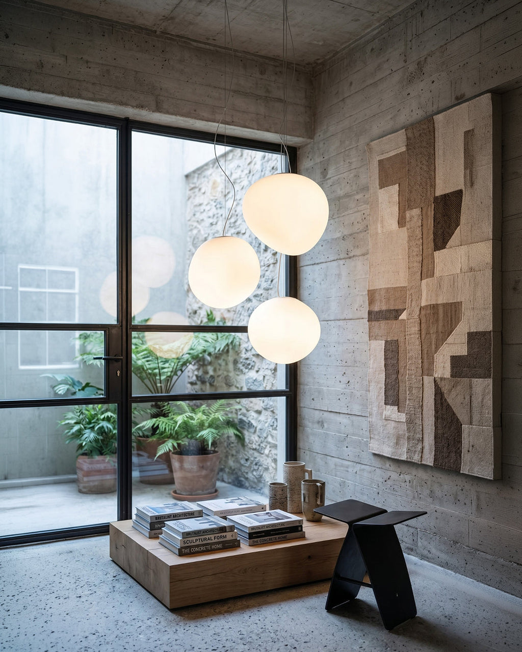 Elya Satin Glass Pendant Light