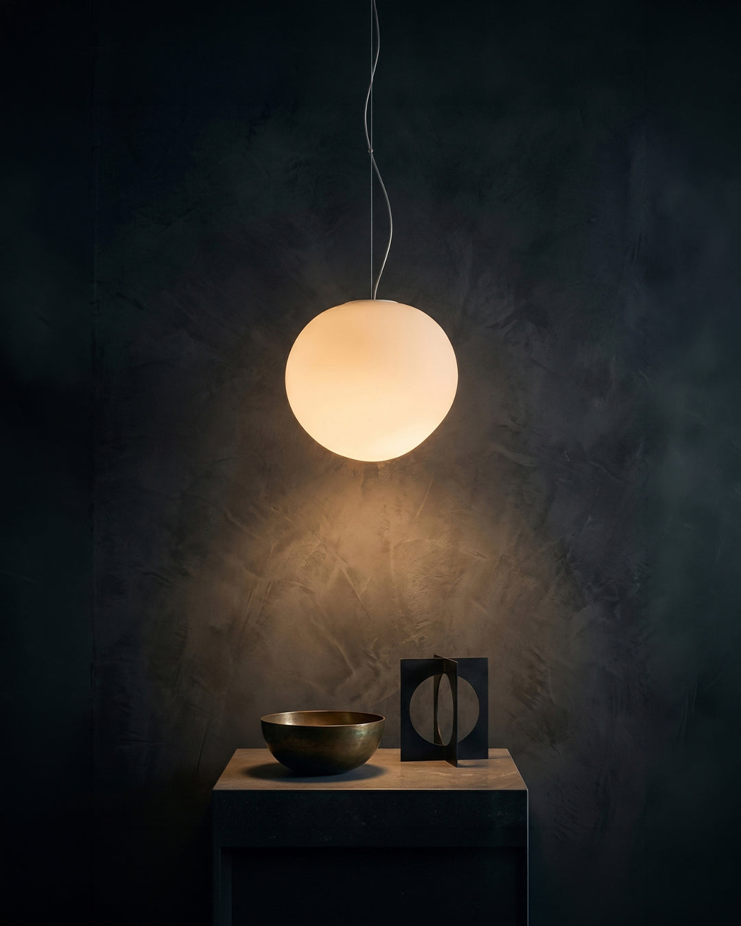 Elya Satin Glass Pendant Light
