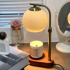 Glass Globe Candle Warmer Lamp