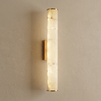 Column Alabaster Wall Light