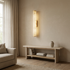 Column Alabaster Wall Light