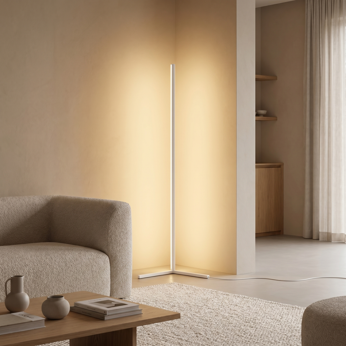 Tricolour Remote Control Floor Lamp