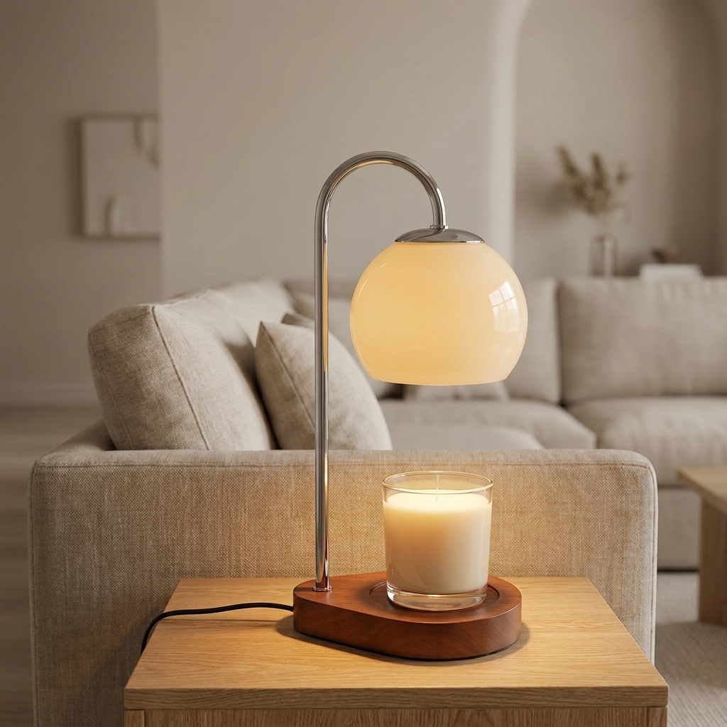 Log Candle Warmer Lamp