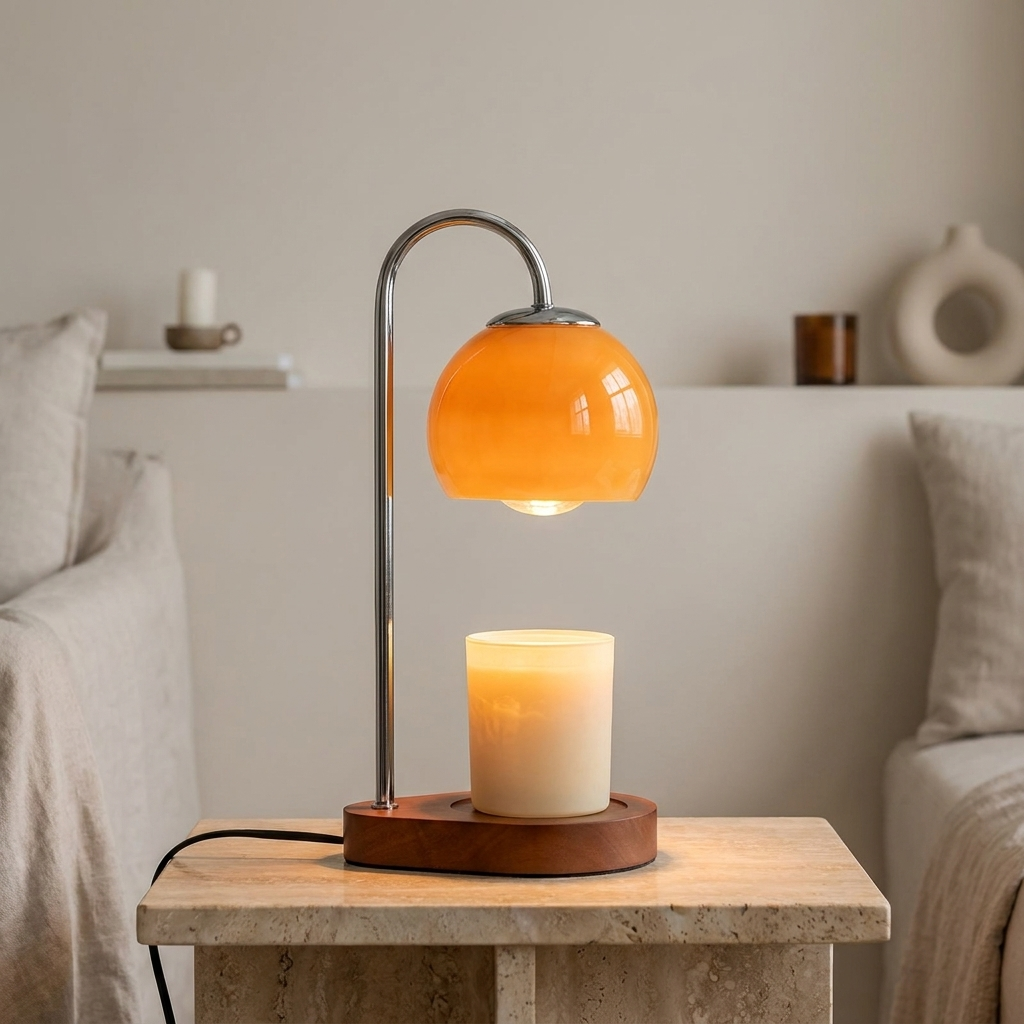 Log Candle Warmer Lamp