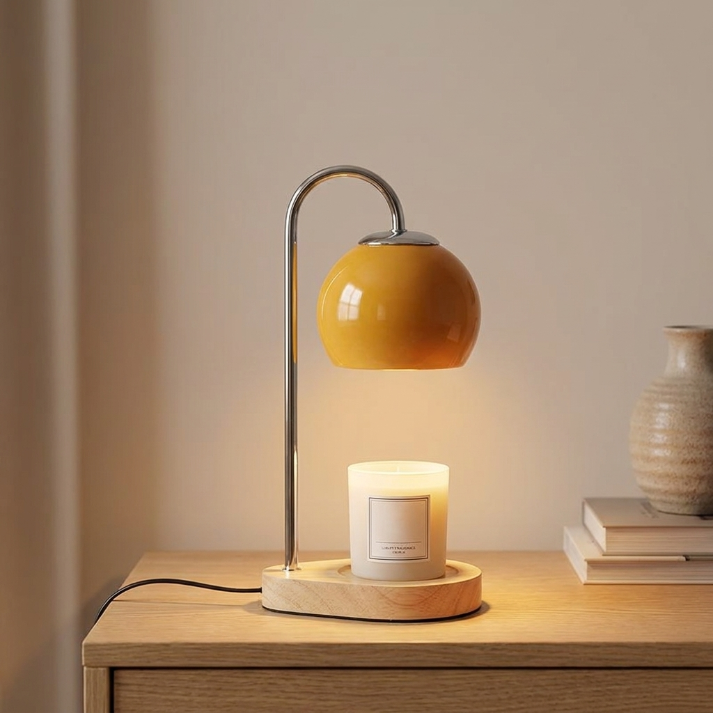 Log Candle Warmer Lamp