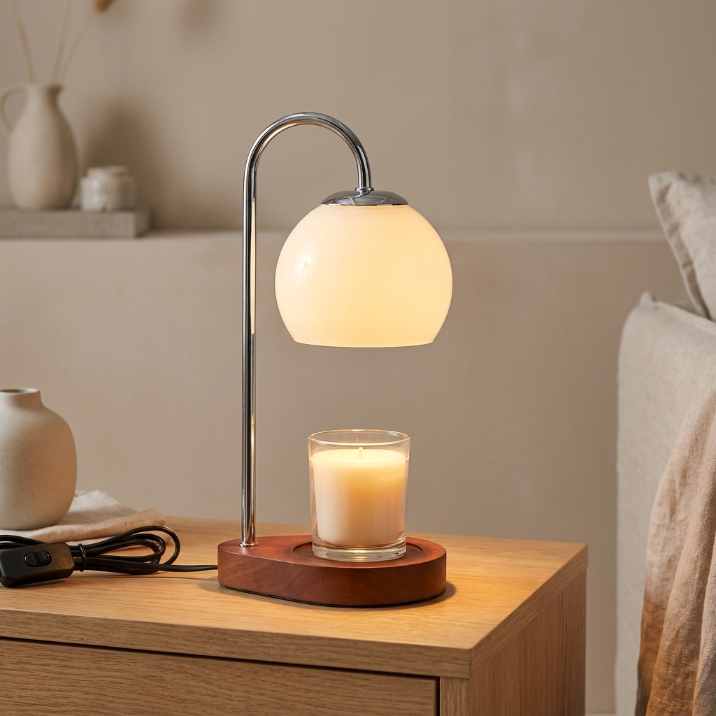 Log Candle Warmer Lamp