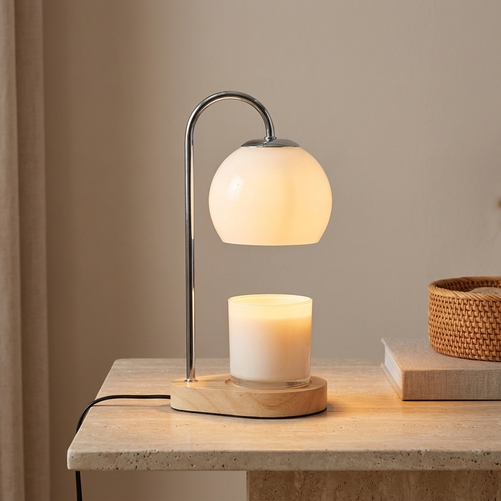 Log Candle Warmer Lamp