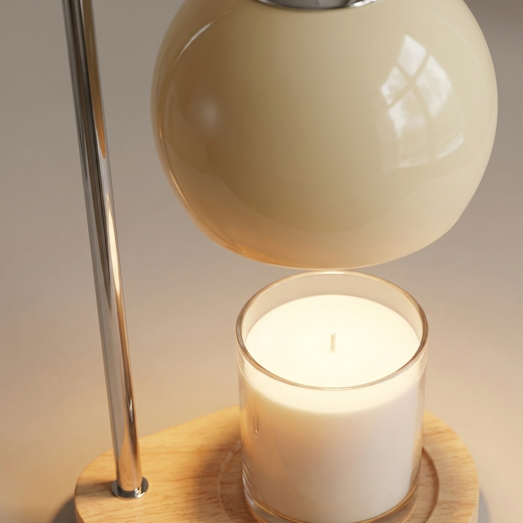 Log Candle Warmer Lamp