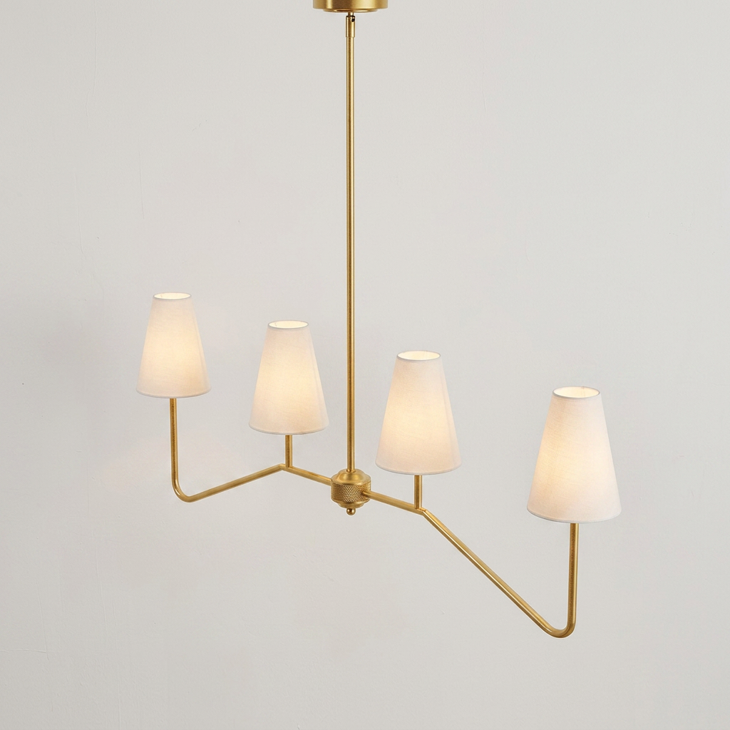 Retro Industrial Multi-Head Chandelier