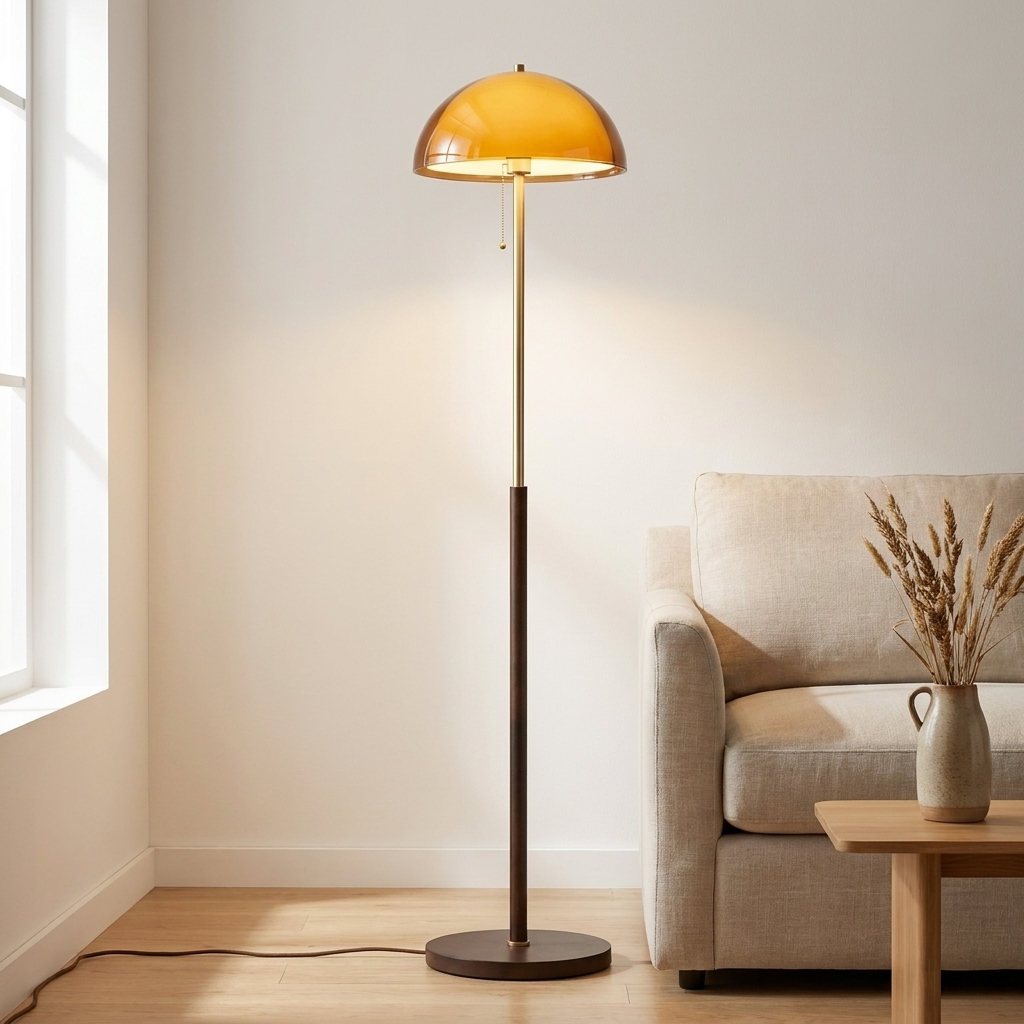 Pull Chain LED Floor Lamp