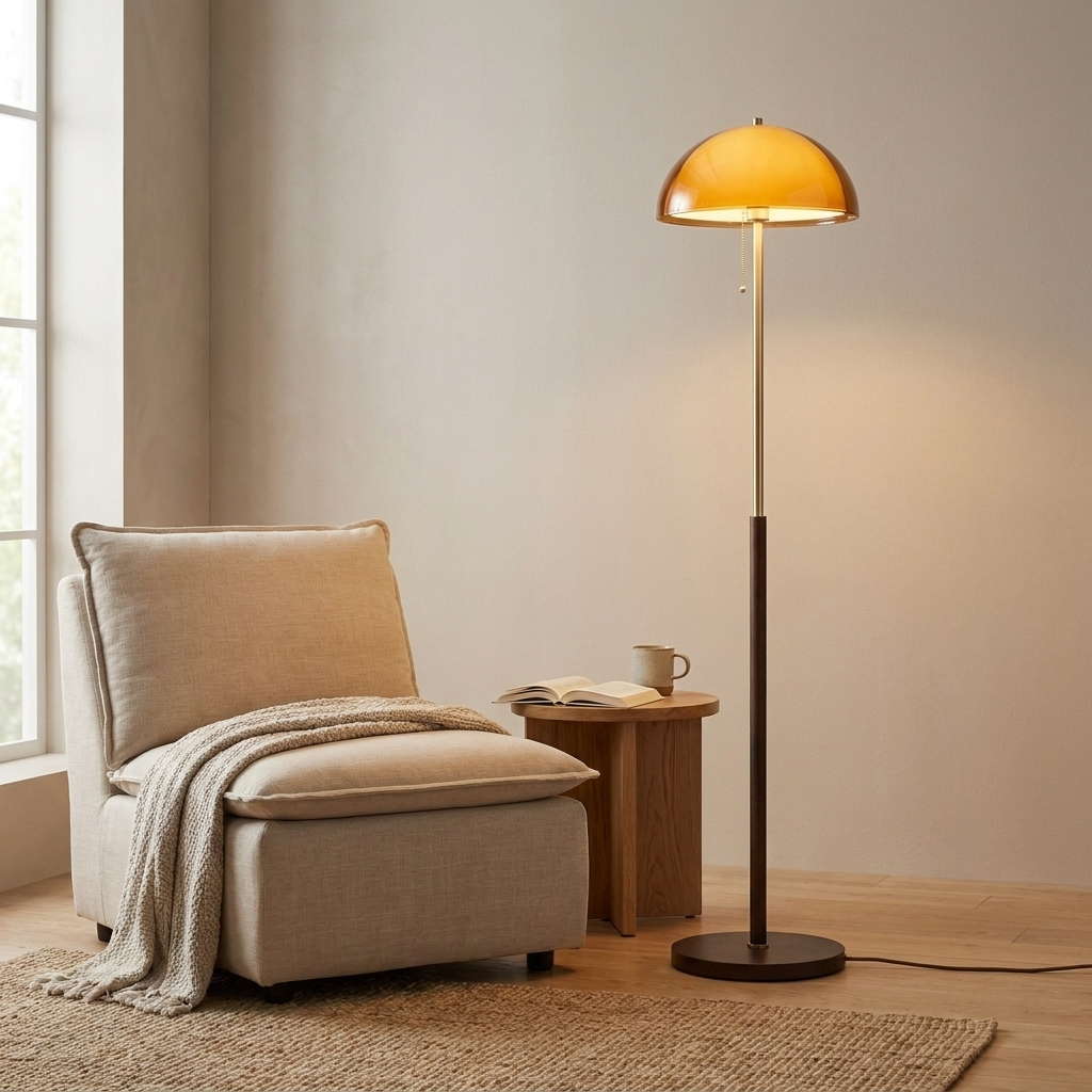 Pull Chain LED Floor Lamp