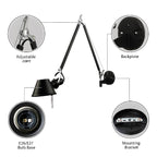Cone Swing Arm Wall Sconce
