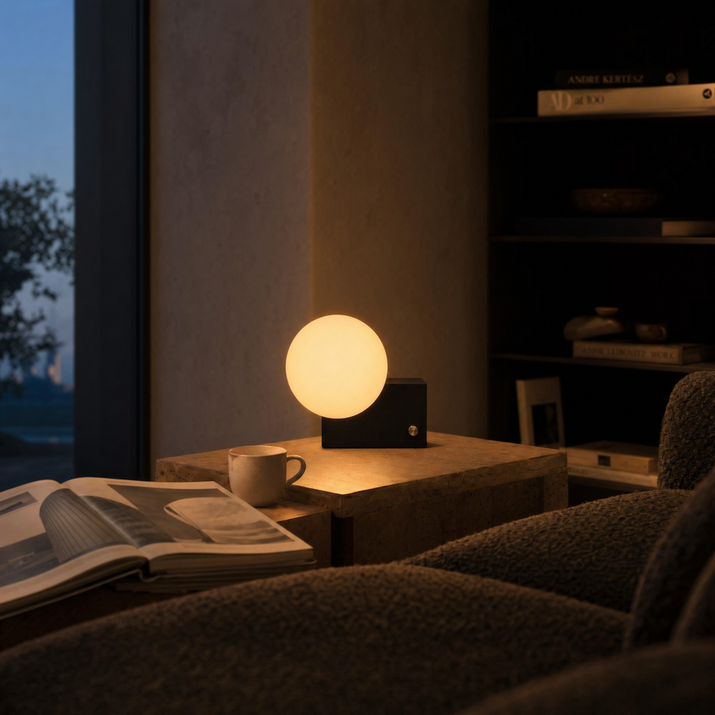 Eclipse Glass Table Lamp