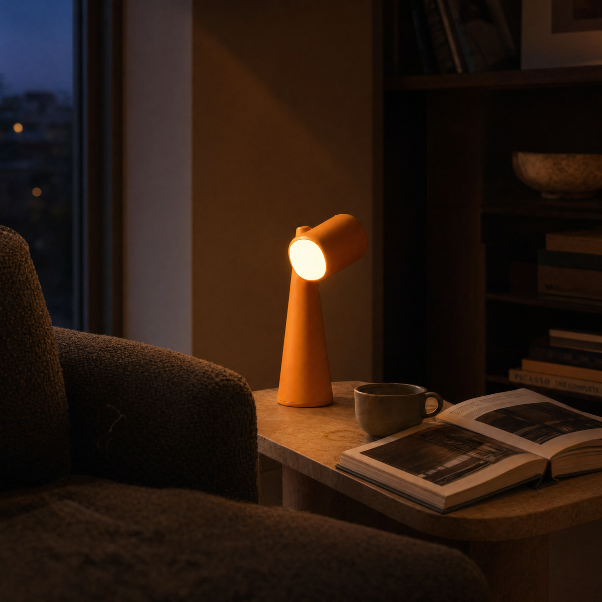 Pip Cordless Tiltable Table Lamp