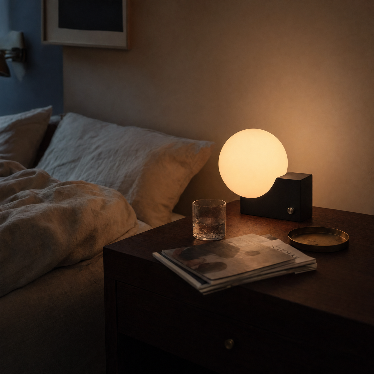 Eclipse Glass Table Lamp