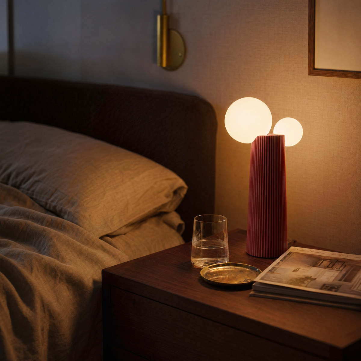 Bud Cordless Opal Table Lamp