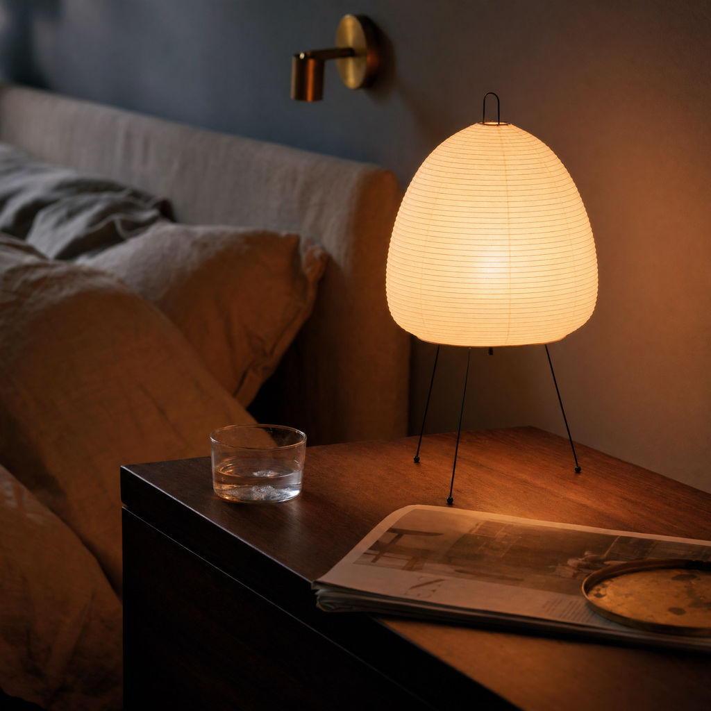 Oval Paper Table Lamp