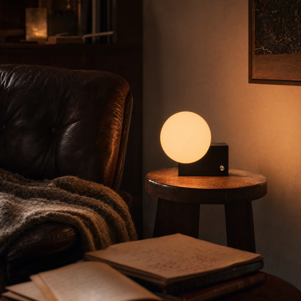 Eclipse Glass Table Lamp
