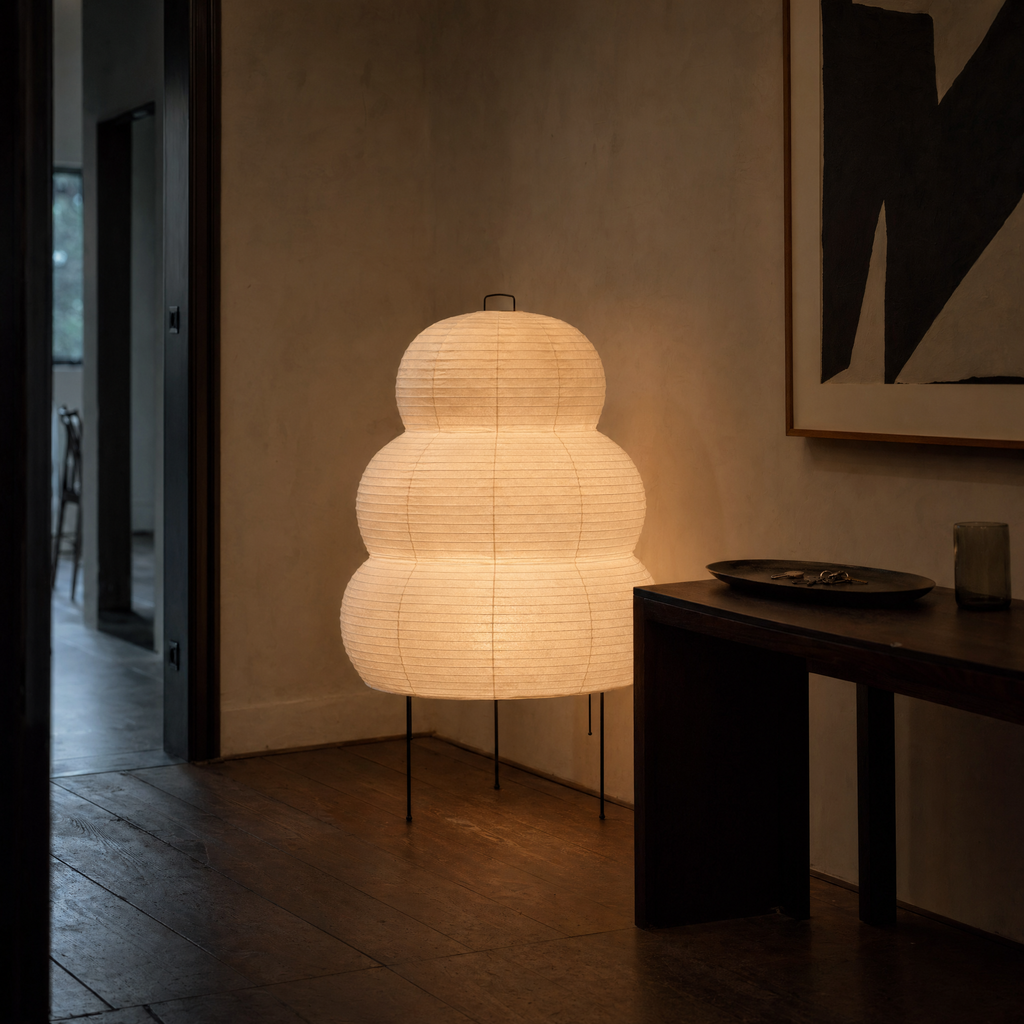 Cumulus Paper Sculpture Floor Lamp