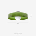 Lina Round Glass Pendant Light