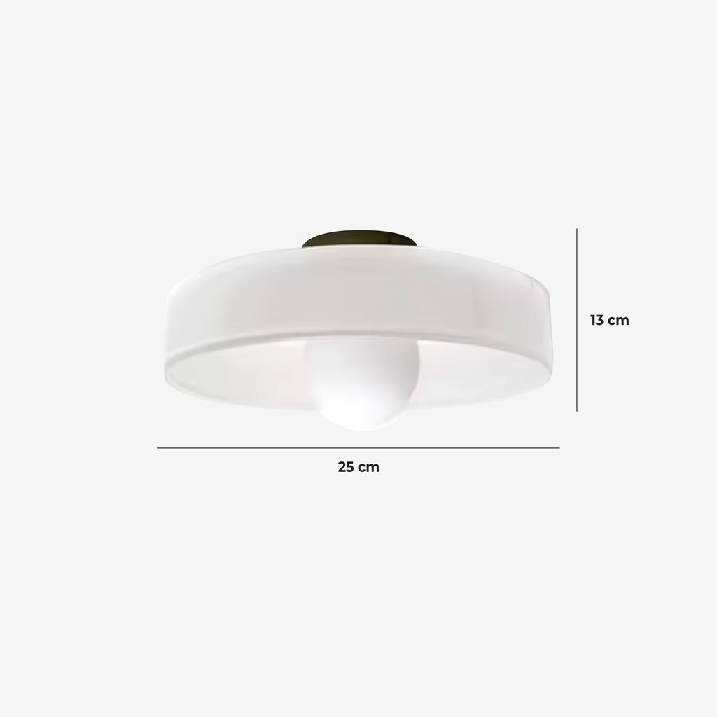 Lina Round Glass Pendant Light